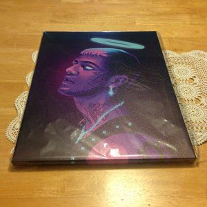 Rock and roll Angel canvas art print